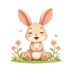 Cute Cartoon Animal Vector Illustration
