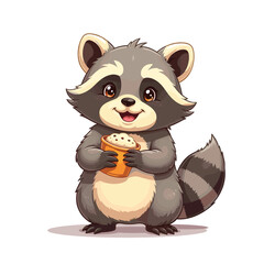 Cute Cartoon Animal Vector Illustration