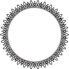 Beautiful flower art and mandala vector design