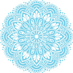 Beautiful flower art and mandala vector design