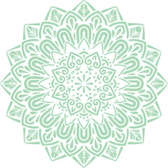 Beautiful flower art and mandala vector design