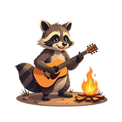 Cute Cartoon Animal Vector Illustration