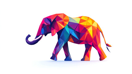 elephant, isolated on a white background, elephant 