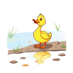 Cute Cartoon Animal Vector Illustration