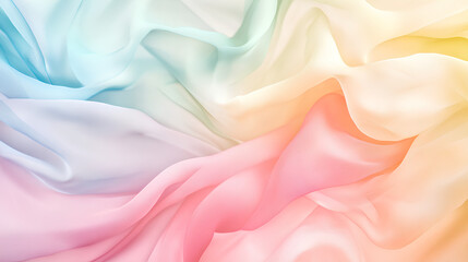 Obraz premium Delicate Flowy Gradient in Pastel Colors with Organic Pattern 