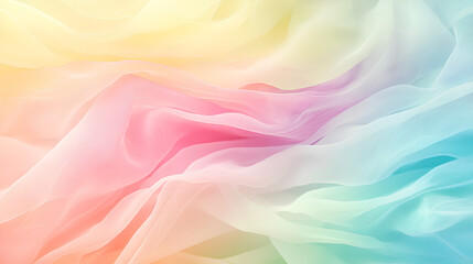 Fototapeta premium Delicate Flowy Gradient in Pastel Colors with Organic Pattern 