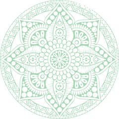 Beautiful flower art and mandala vector design