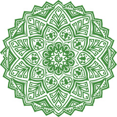 Beautiful flower art and mandala vector design