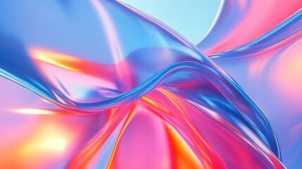 Modern Abstract High-Speed Movement with Colorful Dynamic Lines