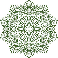 Beautiful flower art and mandala vector design