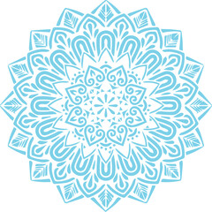 Beautiful flower art and mandala vector design