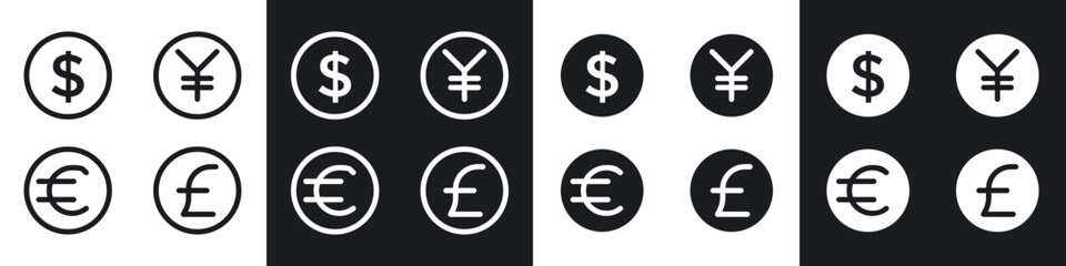 Money icon pack for app and website ui designs.