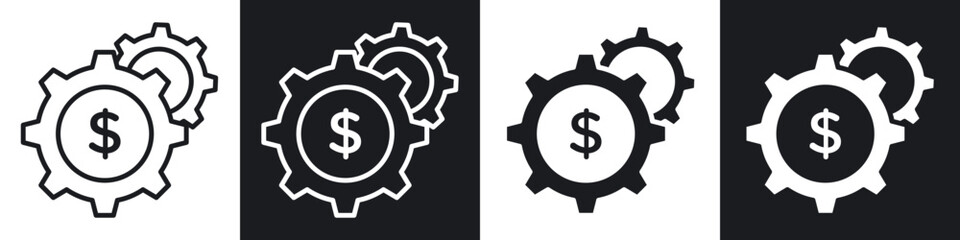 Money processes icon pack for app and website ui designs.