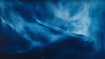 Obraz premium Blue Abstract Bokeh Light Effects and Mysterious Nature Backgrounds