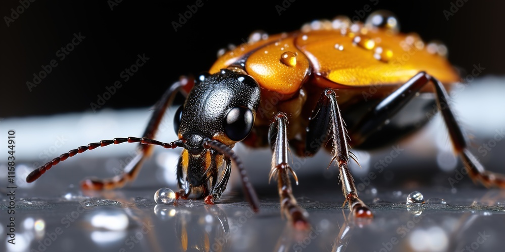 Poster close up of a wasp