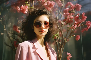 rose-coloured glasses (generative AI)