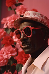 rose-coloured glasses (generative AI)