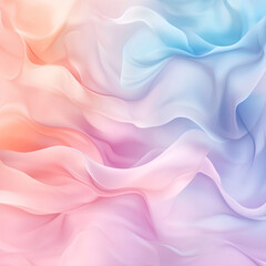 Obraz premium Delicate Flowy Gradient in Pastel Colors with Organic Pattern 
