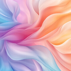 Obraz premium Delicate Flowy Gradient in Pastel Colors with Organic Pattern 