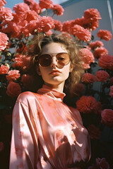 rose-coloured glasses (generative AI)