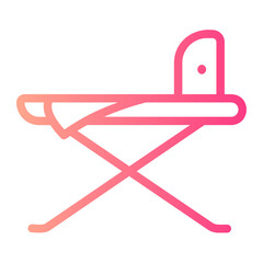 Fototapeta premium Iron Board gradient icon