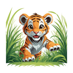 Baby animals vector illustration