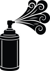 Air freshener silhouette vector illustration