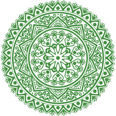 Beautiful flower art and mandala vector design