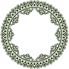 Beautiful flower art and mandala vector design