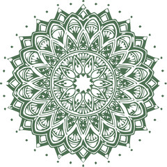 Beautiful flower art and mandala vector design