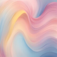 High-Resolution Abstract Artwork with Flowy Gradient in Radiant Pastel Shades  
