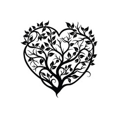 a heart with the word love on it