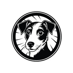 jack russell broken hair in circle.eps