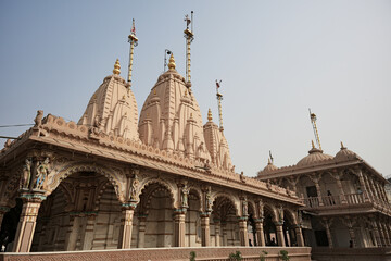 Naklejka premium A Spiritual Masterpiece: The Swaminarayan Temple in Ahmedabad