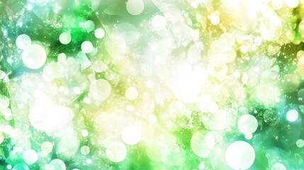 Vibrant Teal and Gold Bokeh Light Effects with Water Splash Backgrounds