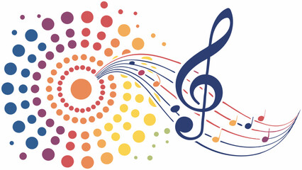 Artistic Halftone Music Greeting Ideas, Art & Illustration