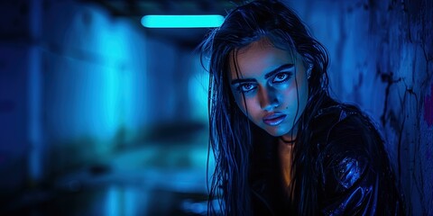 portrait of a person in the night