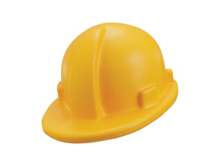 3d safety helmet icon 3d rendering realistic vector illustration concept of Industrial worker equipment symbols for games assets