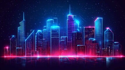 Fototapeta premium Vector Illustration of Urban Architecture and Cityscape Design