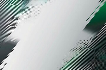 This vector illustration features a gradient green-black circuit board background, highlighted by an abstract technology pattern resembling interconnected circuitry.