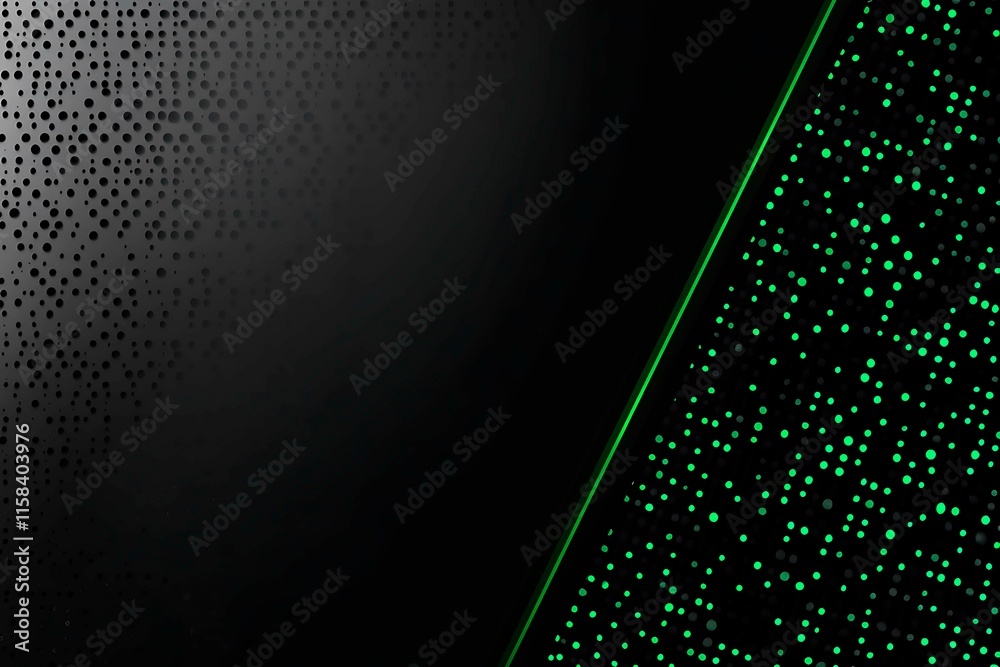 Poster this vector illustration features a gradient green-black circuit board background, highlighted by an