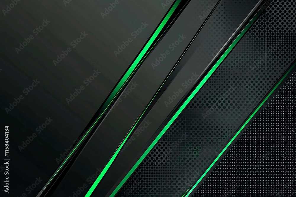 Poster this vector illustration features a gradient green-black circuit board background, highlighted by an