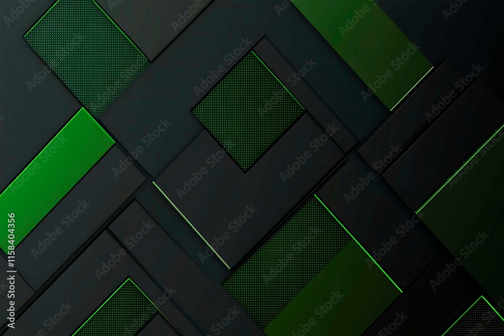Poster this vector illustration features a gradient green-black circuit board background, highlighted by an