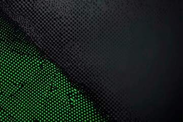 This vector illustration features a gradient green-black circuit board background, highlighted by an abstract technology pattern resembling interconnected circuitry.