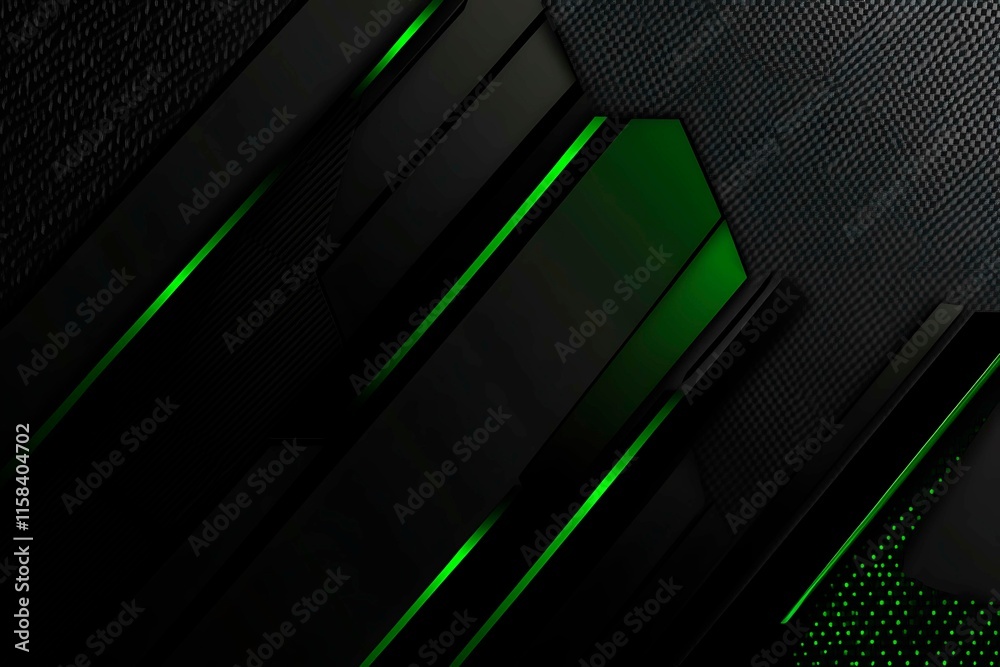 Poster this vector illustration features a gradient green-black circuit board background, highlighted by an