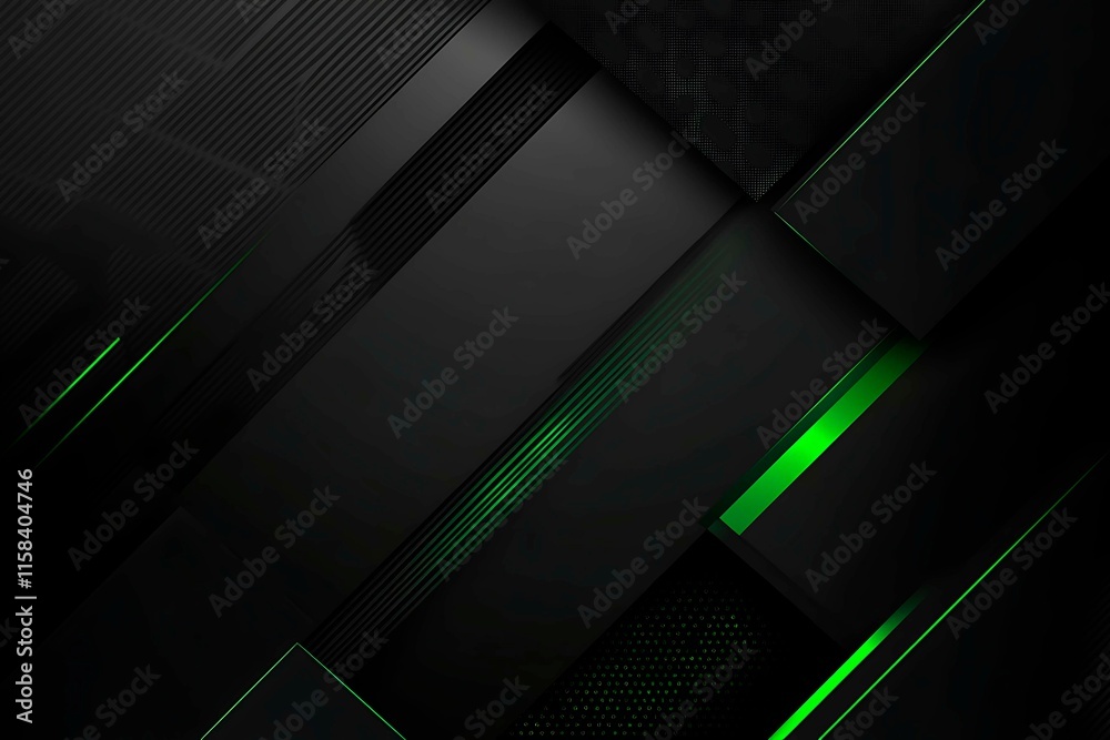 Poster this vector illustration features a gradient green-black circuit board background, highlighted by an