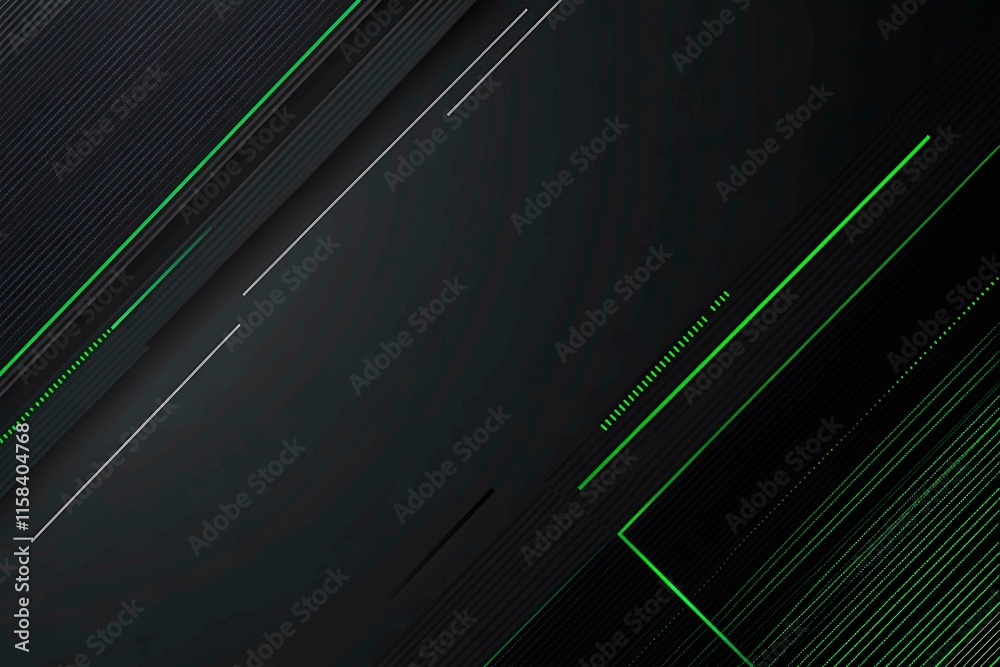 Poster this vector illustration features a gradient green-black circuit board background, highlighted by an