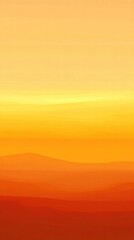 Fototapeta premium Abstract Sunset Landscape with Vibrant Orange and Yellow Hues