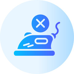 Do Not Iron  gradient icon