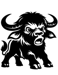 Buffalo SVG, Baby Buffalo Svg, Buffalo Vector, Cute Buffalo Vectors, Buffalo Silhouette, Buffalo Clipart